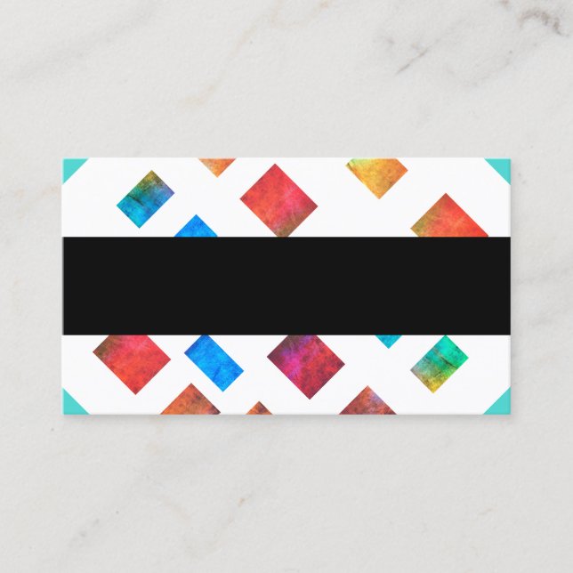 cartão de visita de tom de joia modelo (Frente)