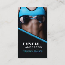 CARTÃO DE VISITA DE TREINADOR PESSOAL