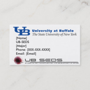 Cartão de visita de UB SEDS