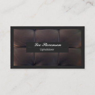 Cartão de visita de Upholsterer