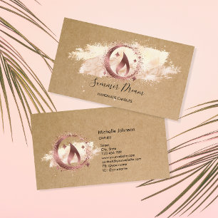 Cartão de visita de Vela de Mel Simples Moderna Fe