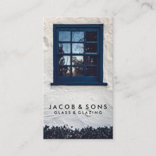 Cartão de visita de vidro de vidro de vidros