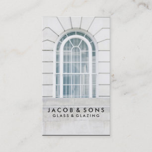 Cartão de visita de vidro de vidro de vidros