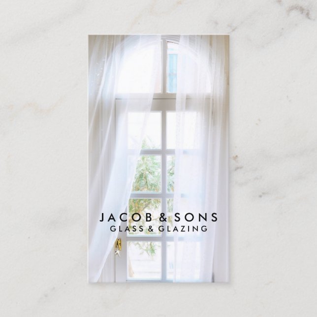 Cartão de visita de vidro de vidro de vidros (Frente)