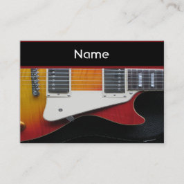 Cartão de visita de violão