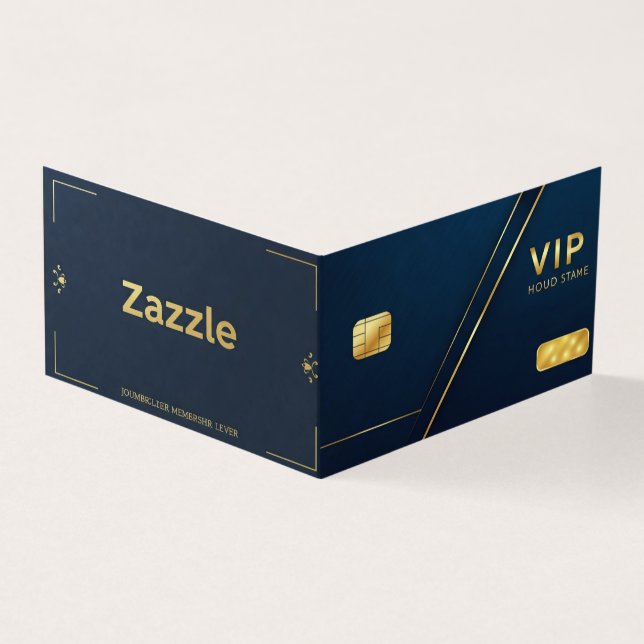 Cartão de visita de VIP Personalizado (Exterior)