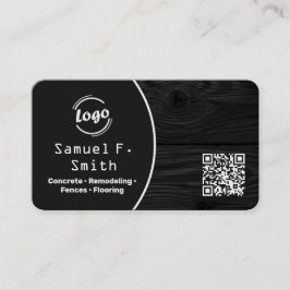 Cartão De Visita Decking and Fencing Custom QR