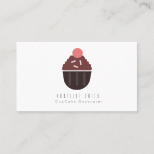Cartão De Visita Decoração de Bolos de Confeitaria Moderna Sprinkle