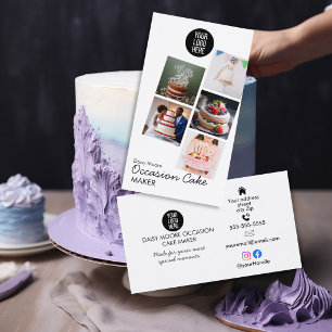 Cartão De Visita Decorador de bolos criador de eventos de casamento