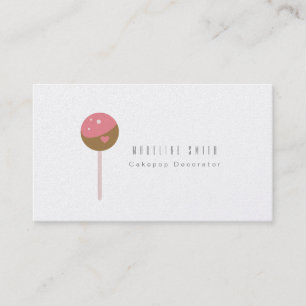 Cartão De Visita Decorador de Bolos de Bolinho de Bolo 