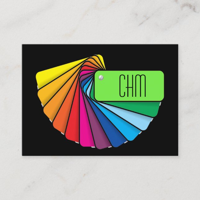 Cartão De Visita Decorador interior / Designer / Pintura (Frente)