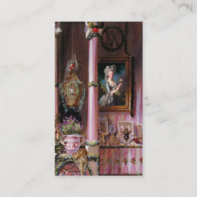 Cartão De Visita Deixe-Os Comer Bolo (Mais Opções) - (Frente)