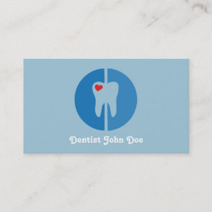 Cartão de visita dental do dente do escritório d