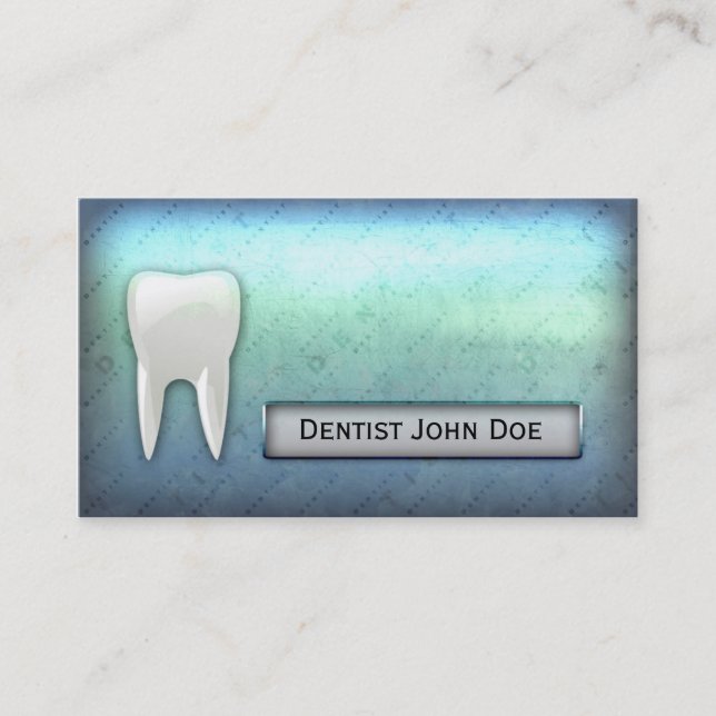 Cartão de visita dental do escritório do dentista (Frente)