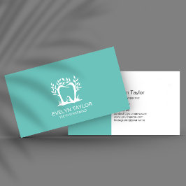Cartão De Visita Dentes dentários Dentários Coroa de Sorriso