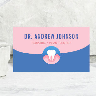 Cartão De Visita Dentista Dental Cuidados Ortodontista, Crianças A