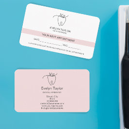 Cartão De Visita Dentista Dentária Dentícia Clínica Desenhar Compro