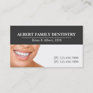 Cartão De Visita Dentista dentária Doutor Sorria Negócios