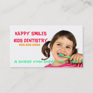 Cartão De Visita Dentista dentária Doutor Sorria Negócios