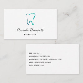 Cartão De Visita Dentista dentária Imagem Médica