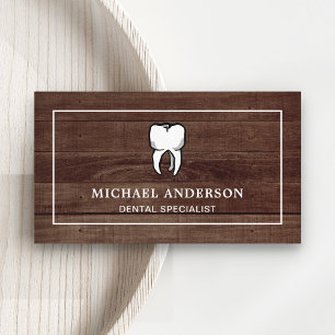Cartão De Visita Dentista Dentário Dentário Dentário Dental Bran