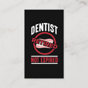 Cartão De Visita Dentista Engraçado Reformado Não Expirado Humor 