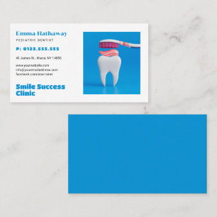 Cartão De Visita Dentista Pediátrico Clínica Odontológica