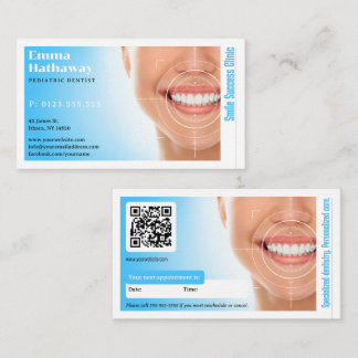Cartão De Visita Dentista Pediátrico | Prática dentária