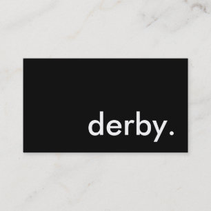 Cartão De Visita Derby.