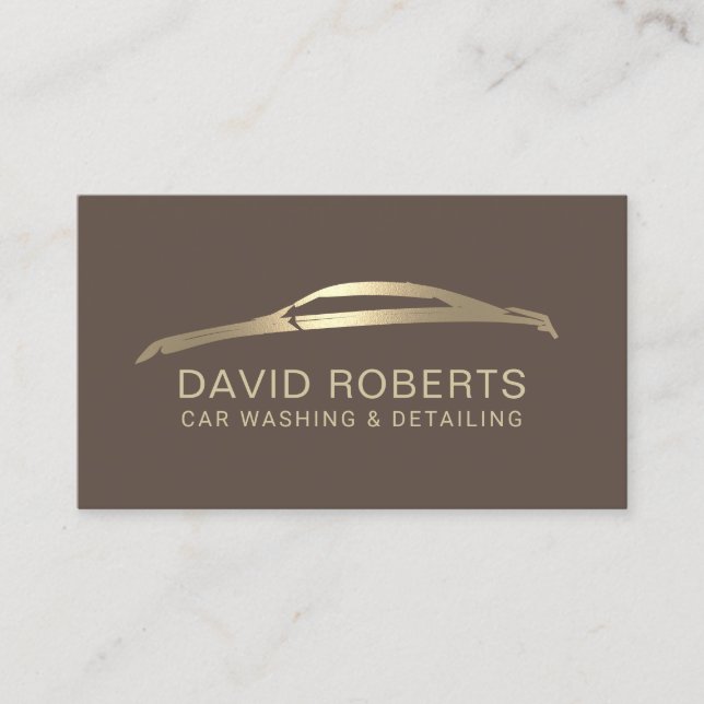 Cartão De Visita Desanexação Automática de Reparo de Automóveis Mar (Frente)