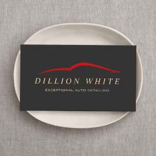 Cartão De Visita Descarte Automático, Lava Automóvel