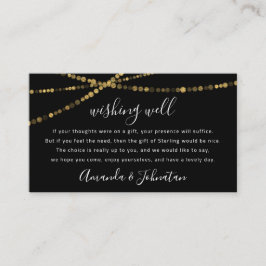 Cartão De Visita Desejo Bem Para Casamento Sterling Dom Dinheiro Pr