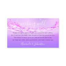 Desejo Bem Para Casamento Sterling Dom Purpl