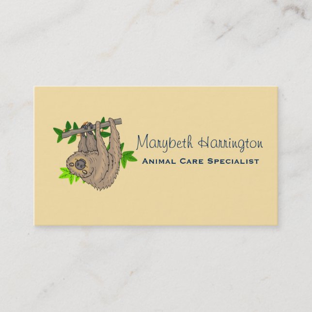 Cartão De Visita Desenho de uma prega de cabeça para baixo (Frente)