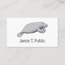 Desenho do Vintage Manatee