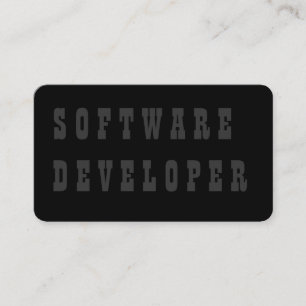 Cartão De Visita Desenvolvedor de Software
