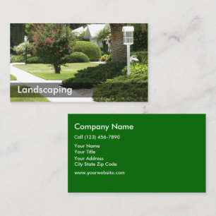 Cartão De Visita Design ajardinando residencial