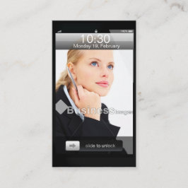 Cartão De Visita Design customizável profissional do iPhone