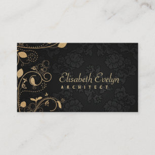 Cartão De Visita design damask y6766