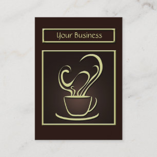 Cartão de visita Design de café