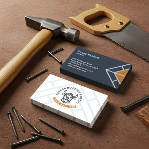 Cartão De Visita Design de Logotipo de Construção de Telhado de Cab