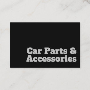 Cartão De Visita Design de peças e acessórios para automóveis em