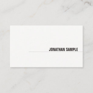 Cartão De Visita Design Elegante Minimalista Moderno Profissional L