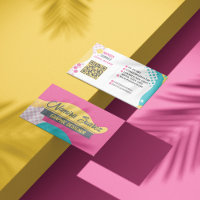 Design Geométrico Pop - Amarelo - Azul Cor-de-rosa