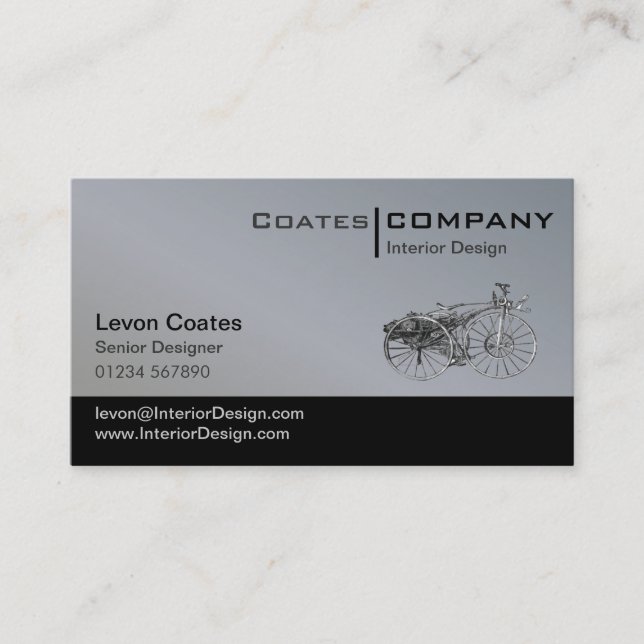 Cartão De Visita Design interior Crie seu próprio (Frente)