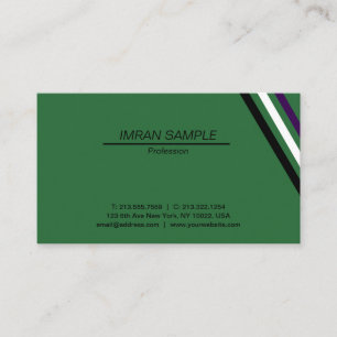 Cartão De Visita Design Minimalista Elegante Moderno Tendência Busi