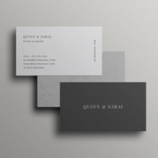 Cartão De Visita Design minimalista, limpadora, Cinza moderna de ma