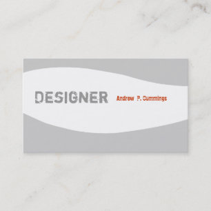 Cartão De Visita Design mínimo do desenhista da cara masculino