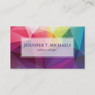 Cartão De Visita Design moderno