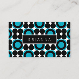 Cartão De Visita Design Moderno Negrito com Código QR e Fotografia